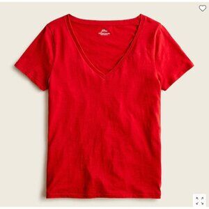 J. Crew Women's Vintage cotton V-neck T-shirt XS L2169